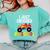I Just Crushed Preschool Monster Graduation Pre-K Shirt Comfort Colors Sweatshirt Chalky Mint