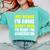 Just Because I'm Awake No Morning Person Introvert Witty Comfort Colors Sweatshirt Chalky Mint Just Because I'm Awake No Morning Person Introvert Witty Comfort Colors Sweatshirt Chalky Mint