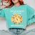 Just An Introvert Living In An Extrovert World Stickmen Comfort Colors Sweatshirt Chalky Mint