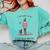 I Just Want To Be Alone With My Dog For Introvert Dog Mom Comfort Colors Sweatshirt Chalky Mint