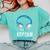 Keep Calm Earthlings Are Strange Alien Introvert Comfort Colors Sweatshirt Chalky Mint