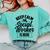 Keep Calm The Social Worker Is Here Graduation Work Job Comfort Colors Sweatshirt Chalky Mint
