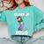 Kids Class Of 2029 Shirt Graduation Dabbing Mermaid Shirt Comfort Colors Sweatshirt Chalky Mint