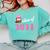 Kids Class Of 2031 Back To School Graduation T-Shirt Comfort Colors Sweatshirt Chalky Mint