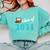 Kids Class Of 2031 Graduation Year T-Shirt Back To School Comfort Colors Sweatshirt Chalky Mint