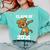 Kids Class Of 2031 Shirt Graduation Dabbing Dog Shirt Comfort Colors Sweatshirt Chalky Mint