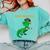 Kids Cute Graduation Dinosaur Smarty Saurus Kinder VPK Pre-k Grad Comfort Colors Sweatshirt Chalky Mint