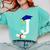 Kids Initial J Letter For Boys Preschool Graduation Kindergarten Comfort Colors Sweatshirt Chalky Mint