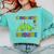 Kids Kindergarten Graduate Dinosaur Kindergarten Graduation Comfort Colors Sweatshirt Chalky Mint