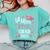 Kids Little Miss Pre-K Grad 2025 Preschool Girls Prek Graduation Comfort Colors Sweatshirt Chalky Mint