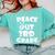 Kids Kids Peace Out 3Rd Grade For Graduation Comfort Colors Sweatshirt Chalky Mint