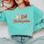 Kids Peace Out Kindergarten Graduation Kindergarten Graduate Comfort Colors Sweatshirt Chalky Mint