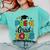 Kids Pre-K Grad 2025 Preschool Prek Graduation Comfort Colors Sweatshirt Chalky Mint