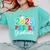 Kids Pre-K Graduate 2025 Preschool Graduation Class Of 2025 Kids Comfort Colors Sweatshirt Chalky Mint
