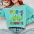 Kids Pre-K Graduate Brontosaurus Dino Pre Kindergarten Graduation Comfort Colors Sweatshirt Chalky Mint