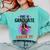 Kids Pre K Graduation Flossing Girl Nailed It Graduate Girls Comfort Colors Sweatshirt Chalky Mint