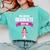 Kids Princess Girl Preschool Graduate 2018 Graduation Pre-K Comfort Colors Sweatshirt Chalky Mint