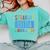 Kids STRAIGHT OUTTA KINDERGARTEN T-SHIRT FUNNY GRADUATION GIFT Comfort Colors Sweatshirt Chalky Mint