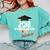 Kindergarten 2018 NAILED IT Graduation Graduate Comfort Colors Sweatshirt Chalky Mint