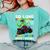 Kindergarten Graduate 2025 Kindergarten Graduation Dino Trex Comfort Colors Sweatshirt Chalky Mint