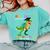 Kindergarten Graduation 1st Here We Come Class 2023 Dinosaur Comfort Colors Sweatshirt Chalky Mint