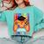 Kindergarten Graduation Level Complete Gamer Graduation Kids Comfort Colors Sweatshirt Chalky Mint
