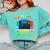 Kindergarten Level Complete Graduation Class 2025 Gamer Boys Comfort Colors Sweatshirt Chalky Mint