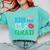 Kiss Me I'm A Grad 2018 Senior Graduation Comfort Colors Sweatshirt Chalky Mint
