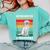 Labrador Retriever Introvert White Lab Comfort Colors Sweatshirt Chalky Mint