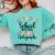 Last Day Autographs 1st Grade Graduation Boys Girls Groovy Comfort Colors Sweatshirt Chalky Mint