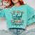 Last Day Of School Autograph 2nd Grade Graduation Boys Girls Comfort Colors Sweatshirt Chalky Mint