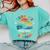 Last Day Of School Groovy Graduation School's Out For Summer Comfort Colors Sweatshirt Chalky Mint