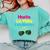 Last Day Of School Spanish Teacher Graduation T-Shirt Comfort Colors Sweatshirt Chalky Mint