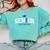 My Last First Day Senior 2023 Back To School Graduation 2023 Comfort Colors Sweatshirt Chalky Mint