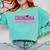 Latina Graduation Educated Latina Chingona With A Masters Comfort Colors Sweatshirt Chalky Mint