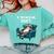 Lazy Raccoon Sarcastic Introvert Humor Japanese Animal Comfort Colors Sweatshirt Chalky Mint