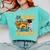 Let's Taco Bout A Graduation Graduation Party Comfort Colors Sweatshirt Chalky Mint