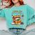 Level Up School Legend Video Game Pixel Art Graduation Comfort Colors Sweatshirt Chalky Mint