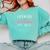 Licensed Cosmetologist Graduation 2025 Cosmetology School Comfort Colors Sweatshirt Chalky Mint
