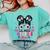 Lil Miss 1st Grade Grad Graduation Last Day Of 1st Grade Comfort Colors Sweatshirt Chalky Mint