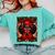 Little Miss Pre-K Grad 2026 Girl Preschool Graduation Comfort Colors Sweatshirt Chalky Mint