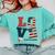 Love Coast Guard Mom Proud Coast Guard Graduation Mom Comfort Colors Sweatshirt Chalky Mint
