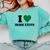 I Love Irish Exits St Patrick's Day Introvert Party Comfort Colors Sweatshirt Chalky Mint I Love Irish Exits St Patrick's Day Introvert Party Comfort Colors Sweatshirt Chalky Mint