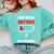 Low Social Battery Need Recharge Introvert Self-Care Comfort Colors Sweatshirt Chalky Mint