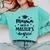 Mama With A Masters Degree Graduation Ceremony Mom Comfort Colors Sweatshirt Chalky Mint