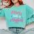 Mama With A Masters Degree Mom Graduation Mother's Day Comfort Colors Sweatshirt Chalky Mint
