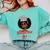 Master Degree Graduation Gifts Black Girl Comfort Colors Sweatshirt Chalky Mint