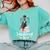 Mastered It Black Girl Masters Degree Graduation Black Queen Comfort Colors Sweatshirt Chalky Mint