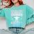Masters Degree Graduation Art For Women Girls Masters Degree Comfort Colors Sweatshirt Chalky Mint