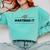 Masters Degree Graduation For Graduates Him Her Grads Comfort Colors Sweatshirt Chalky Mint